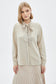 Fiyonk Yaka Uzun Kollu Gömlek Bej Bluz/Gömlek 0088