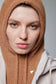 Balaklava Triko Başlık Camel Şapka 0005