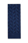 Navy Blue Scarf with Geometric Pattern 0034