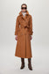 Double Pocket Belted Cashmere Mocha Coat 13659