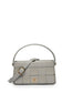 Knitted Pattern Quilted Grey Bag 0050