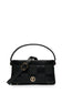 Knitted Pattern Quilted Black Bag 0050