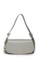 Oval Shaped Shoulder Bag Grey 0053
