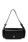Oval Shaped Shoulder Bag Black 0053