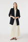 Blazer Yakalı Cepli Siyah Ceket 0145