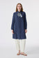 T-1657 VALEA TUNİK 38-46 Lacivert Tunik 1617