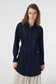 T-1670 GLAZE TUNİK 38-46 Lacivert Tunik 1670