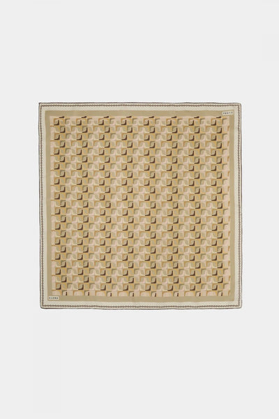 Geometrik Desenli Eşarp V21 Eşarp 0127