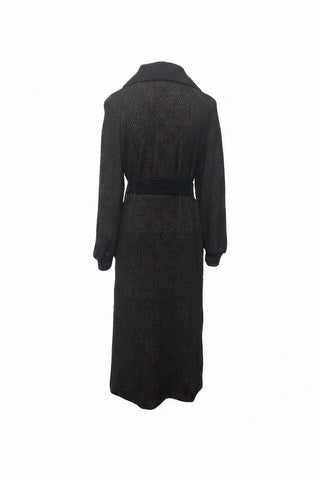 Hooded Jacket with Belt Detail, Ready to Wear, Black/Brown, Ready to Wear 0221