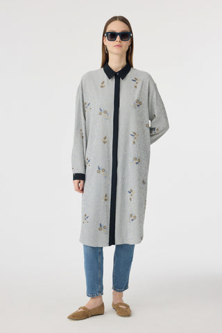 T-1652 MİREVA TUNİK 42-50 Lacivert Tunik 1652