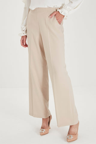 Zühre Bel Lastik Detaylı Bol Paça Kumaş