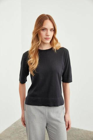 Zühre Bel Lastik Detaylı Bol Paça Kumaş