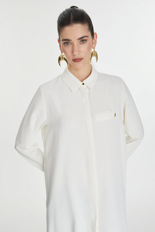 Zühre Gizli Düğme Detaylı Kırmızı