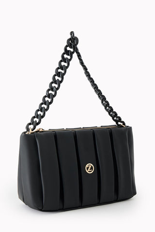 Zincir Askılı Siyah Çanta 0321