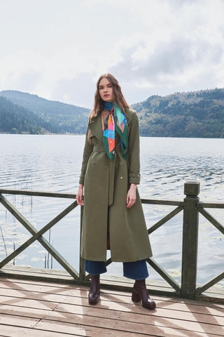 Palermo Trench Coat 38-48 Khaki Trench Coat 12615
