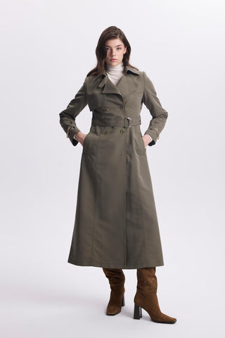 Palermo Trench Coat 38-48 Khaki Trench Coat 12615