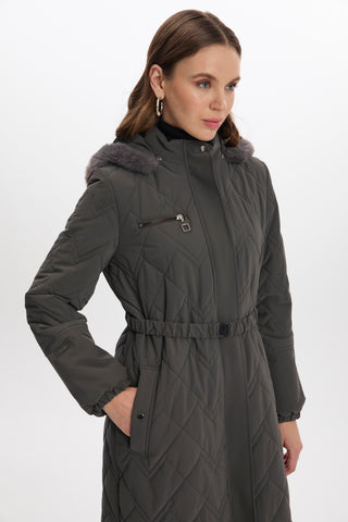 Namboo Quilted Jacket 38-48 Smoke Grey 12765