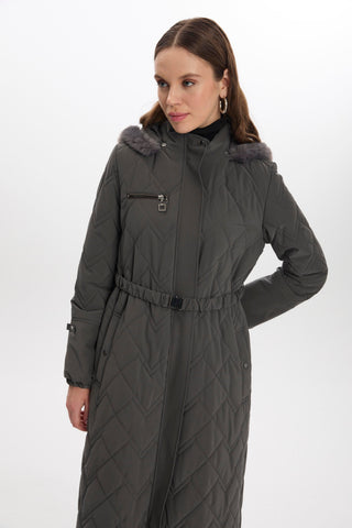 Namboo Quilted Jacket 38-48 Smoke Grey 12765