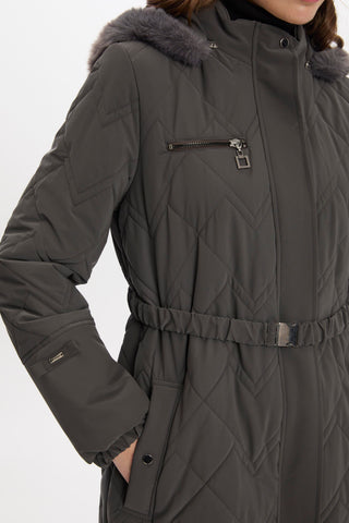 Namboo Quilted Jacket 38-48 Smoke Grey 12765