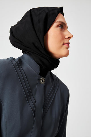 Dik Yaka Bel Bağlamalı Pardesü Antrasit Pardesü 13400