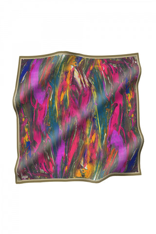 Satin Silk V-Original Scarf 1026
