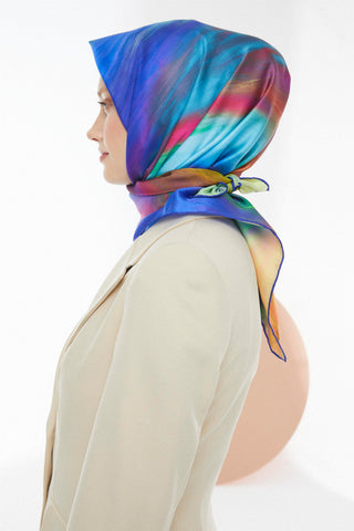 Polyester Saten V-Orj Eşarp 1031