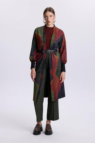 Desenli Kemer Detaylı  Pear