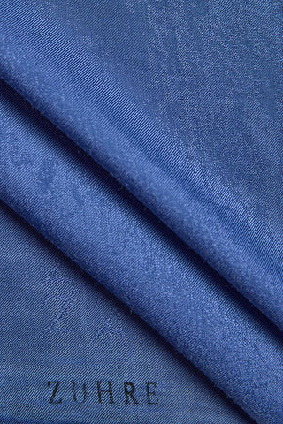 Zuhre Emerald Indigo Shawl 0013