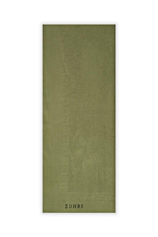 Zuhre Emerald Olive Shawl 0013