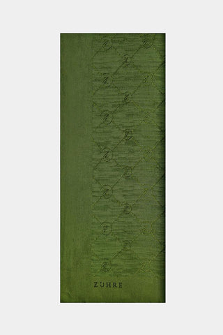 Zühre Koza Z Monogram Haki Şal 0014