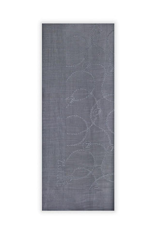 Zühre Flamlı Zincir Z Monogram Gri Şal 0016