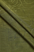 Zühre Flamlı Zincir Z Monogram Haki Şal 0016