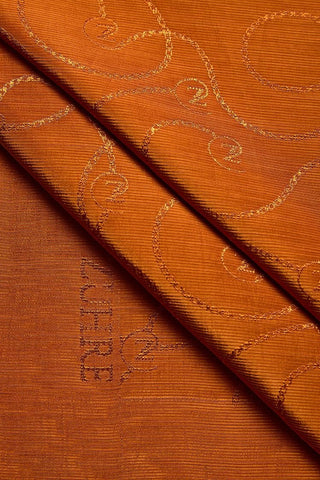 Zühre Flamlı Zincir Z Monogram Kiremit Şal 0016