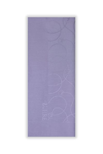 Zühre Flamlı Zincir Z Monogram Lila Şal 0016