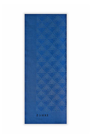 Zühre Rüya Z Monogram Indigo Şal 0017