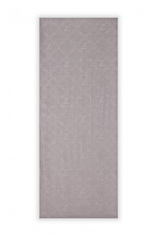 Monogram Desenli Sera Gri Şal 0021