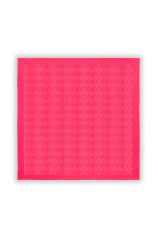 Zuhre Koza Z Monogram Fuchsia Scarf 0082