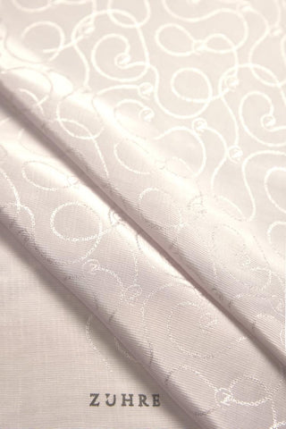 Zuhre Flame Chain Z Monogram Stone Scarf 0084