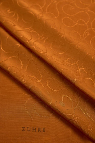 Zühre Flamlı  Zincir Z Monogram Kiremit Eşarp 0084