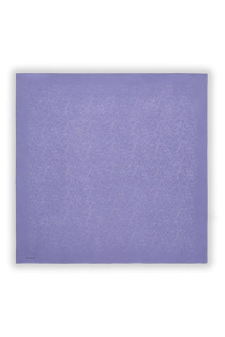 Zühre Flamlı  Zincir Z Monogram Lila Eşarp 0084