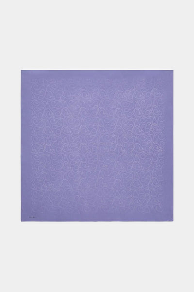 Zühre Flamlı  Zincir Z Monogram Lila Eşarp 0084