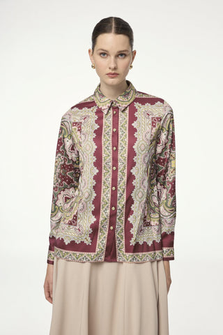 Etnik Desenli Gömlek