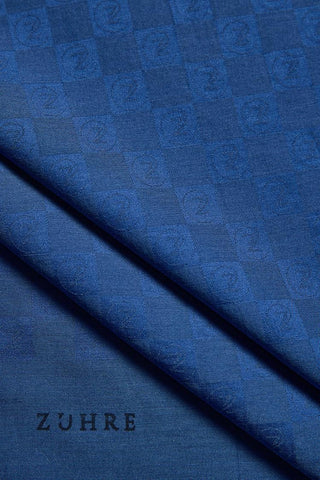 Monogram Desenli Seher Saks Şal 0106