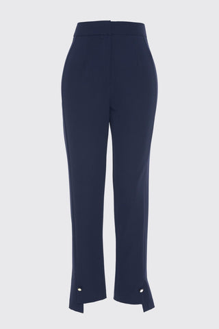 Aksesuar Detaylı Lacivert Pantolon 0192