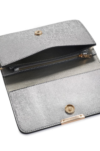 Anthracite Wallet with Flap 020