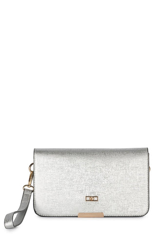 Silver Wallet with Flap 020