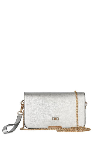 Silver Wallet with Flap 020