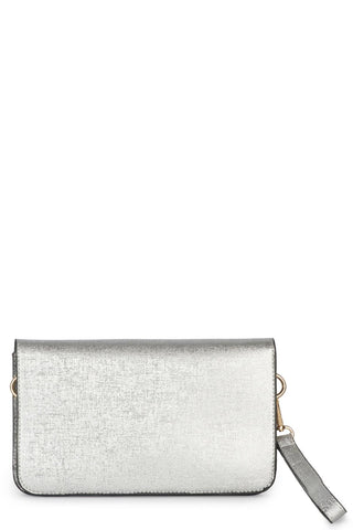 Silver Wallet with Flap 020