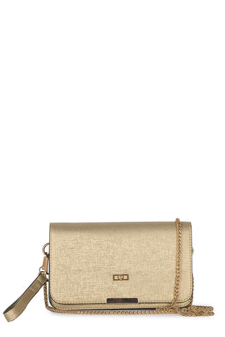 Gold Wallet with Flap 020
