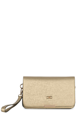 Gold Wallet with Flap 020